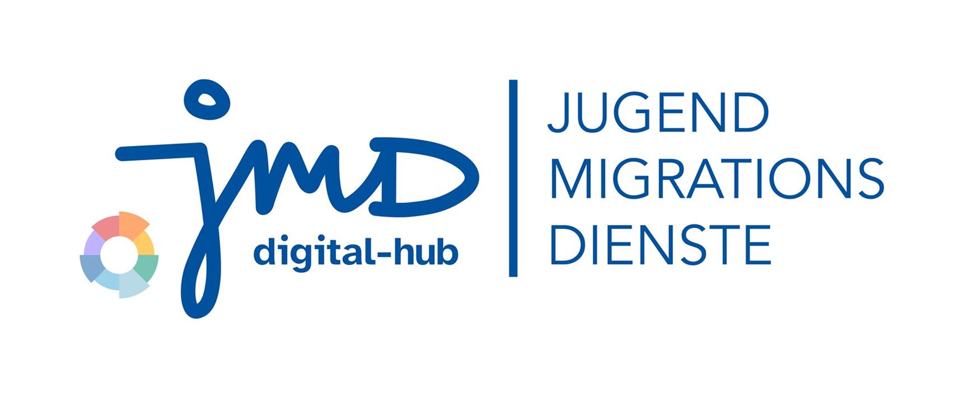 Logo des digital-hub des Jugendmigrationsdienstes